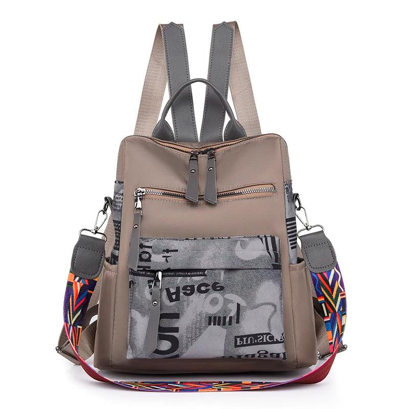 Famous Women Backpack Anti Theft Waterproof Backpack