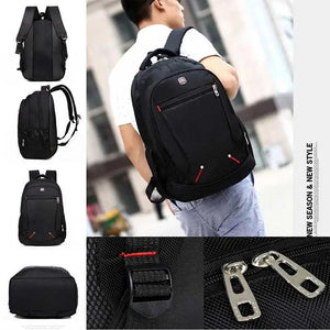 Men's Waterproof Travel Backpack Oxford School Bag