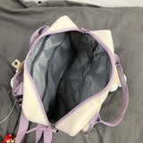 Fashionable Girl Waterproof Nylon Backpack Small Schoolbag