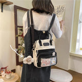 Flower Travel Backpack Small Shoulder Bags for Teenage Girls