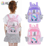 Clear Big Eyes Cartoon Backpack for Kids Girl Boy Children School Bags