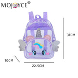 Clear Big Eyes Children School Bags Teenage Summer Transparent Kid Birthday Bagp