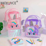 Clear Big Eyes Children School Bags Teenage Summer Transparent Kid Birthday Bagp