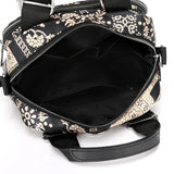 Waterproof Nylon Women Yoga Gym Backpack Striped Shoulder Bag