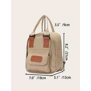 Canvas School Travel Daypack Shoulder Bags for Teenager