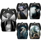 Angel With Broken Wings Backpack Teen School Bag