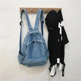Denim School Bag For Boys And Girls Backpacks For Teenagers Girls Canvas