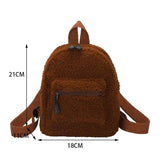 Vintage Mini Backpack Women's School Bag