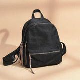 Women Backpack Nylon Waterproof School Bag For Teenagers Girls