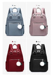 Waterproof Nylon Women Backpack Travel Bagpack