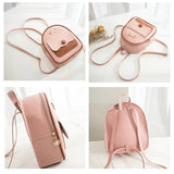 Mini Backpack Small Backless Shoulder Crossbody Bag