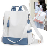Waterproof Oxford Cloth Women's Backpack Anti-Theft Schoolbag