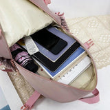 Large Capacity Multi-Pocket Nylon School Backpack