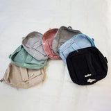 Harajuku Ulzzang School Student Backpack Retro Corduroy Female Rucksack