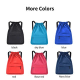 Lattice Lightweight Drawstring Backpack Waterproof Schoolbag Customization