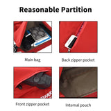 Lattice Lightweight Drawstring Backpack Waterproof Schoolbag Customization