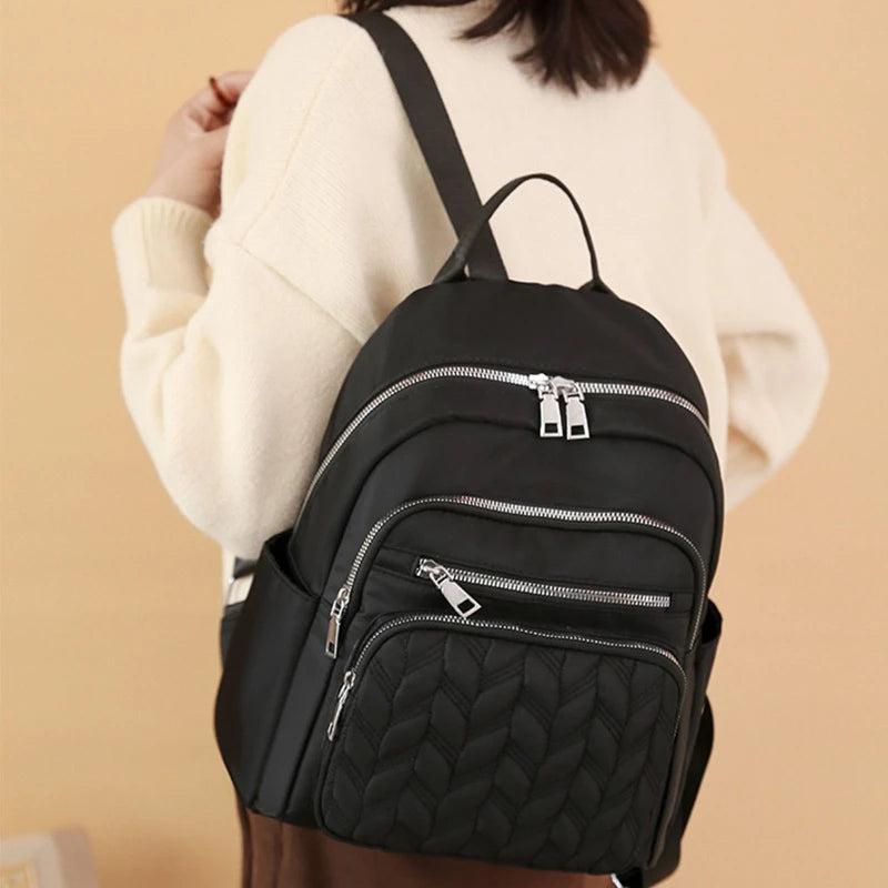 Quilted Small Backpack Purse for Women Girls