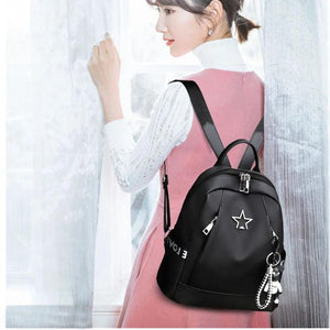 Women Casual Travel Backpack Female Multi-Function Oxford Cloth Shoulder Bag