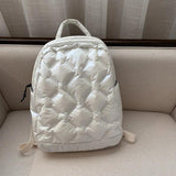 Ultralight Winter Warm Space Down Backpack Women School Backpack Bags for Girls