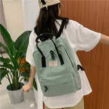 Women Backpack Waterproof School Bag Laptop Bagpack Junior High School College U
