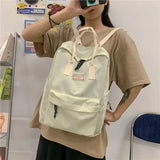 Women Backpack Waterproof School Bag Laptop Bagpack Junior High School College U