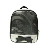 Clear Transparent Backpack School Bags for Teenage Girls Ladies Bowknot Shoulder