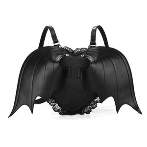Bat Wings Angel School Backpack For Women