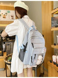 Summer Nylon Women Rucksack Female Travel Double Shoulder Backpack