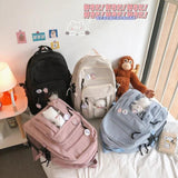 Summer Nylon Women Rucksack Female Travel Double Shoulder Backpack