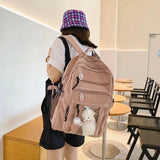 Summer Nylon Women Rucksack Female Travel Double Shoulder Backpack