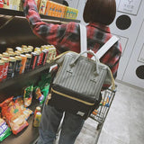 Canvas Printing Backpack Women School Bag Teenage Girls Bookbag Vintage Laptop