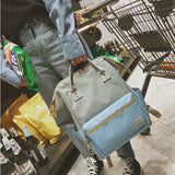 Canvas Printing Backpack Women School Bag Teenage Girls Bookbag Vintage Laptop