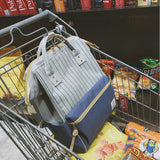 Canvas Printing Backpack Women School Bag Teenage Girls Bookbag Vintage Laptop