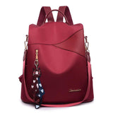Stylish Ladies Anti-theft Backpack with Sequin Detailing