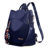 Stylish Ladies Anti-theft Backpack with Sequin Detailing
