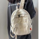 Vintage Canvas Small Backpack for Women