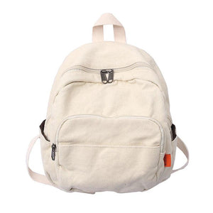 Vintage Canvas Small Backpack for Women