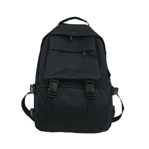 Student Nylon Shoulder Schoolbag Backpack for Women Large Capacity Bag