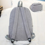 Corduroy School Backpack for Girls