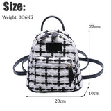 Nylon Women's Backpack Preppy Style School Travel Bags Small Rucksack