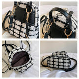 Nylon Women's Backpack Preppy Style School Travel Bags Small Rucksack