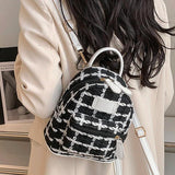 Nylon Women's Backpack Preppy Style School Travel Bags Small Rucksack