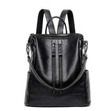 Waterproof Nylon Transformer Backpack for Women