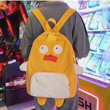 Frog Duck Backpack Women Schoolbag Nylon School Backpack