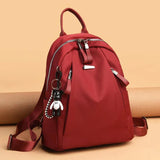Women Backpack Nylon Waterproof Shoulder School Bag for Girls Female