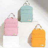 Solid Waterproof Travel Storage Bag Foldable Hangbag Ladies Backpack