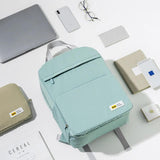 Solid Waterproof Travel Storage Bag Foldable Hangbag Ladies Backpack