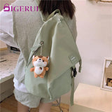 Vintage Harajuku School Backpack for Teenage Girls