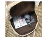 Women Backpack College School Bagpack Harajuku Travel Shoulder B