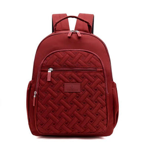 Purple Waterproof Nylon Fabric Women's Backpack